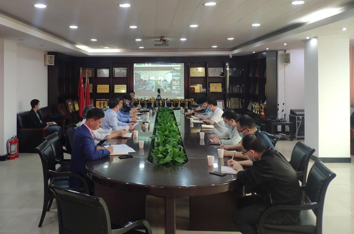 6766澳门娱乐直营2022年第一季度生产总结推进会顺利召开